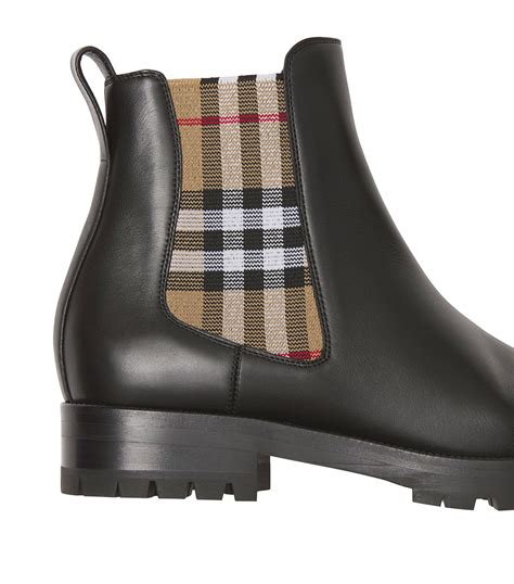 burberry graffiti boots|burberry check back boots.